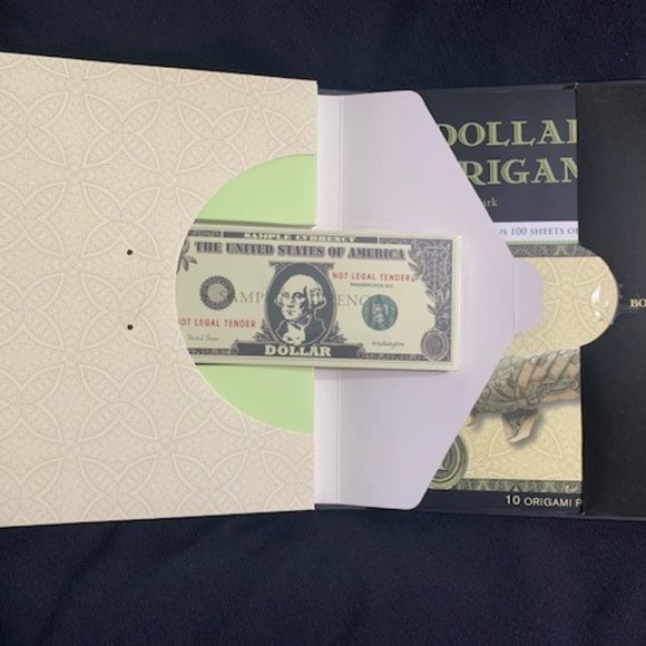 Dollar Origami by Won Park Book W/Paper Money(NEW) - Picture 2 of 6